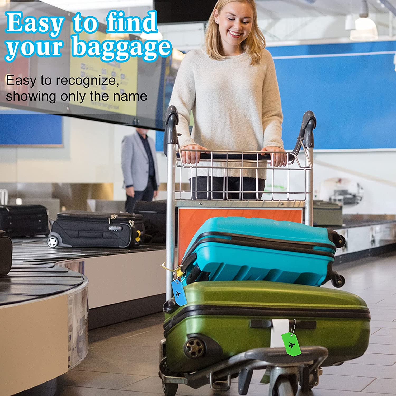 Suitcase Travel Baggage Tags 