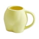 thumbnail image 5 of Tazas de café de cerámica 3D Macarena Regalo de Navidad Pareja Amarillo, 5 of 8