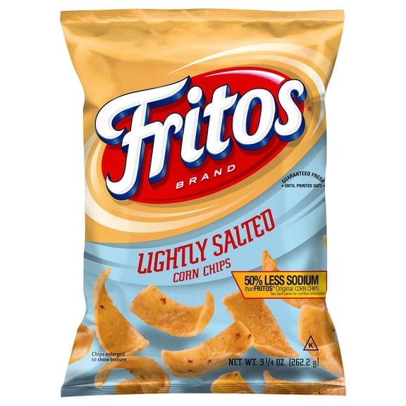 Pack Of 3 Fritos Lightly Salted Corn Chips, 9.25 oz (Package May Vary)