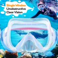thumbnail image 3 of Set de Snorkel Seovediary para Niños con Cristal Panorámico Antivaho 4-16 años, 3 of 8