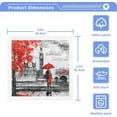 thumbnail image 4 of GZHJMY 6 PCS Bus Bridge Red Couple Towels Cotton Washcloths Set,Quick Drying & Absorbent Soft Bathroom Hand Towel Lightweight & Portable Fingertip Towel, 4 of 7