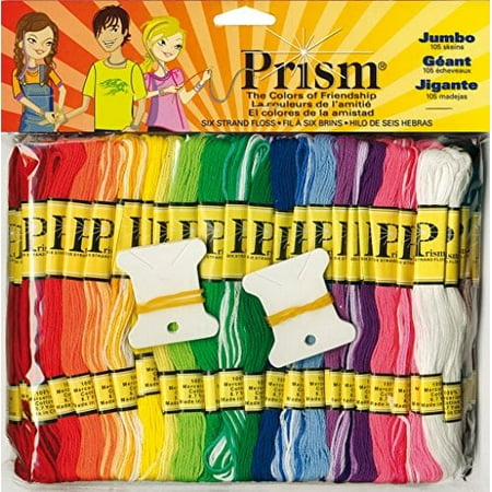 UPC: 0077540127306 | Prism Six-Strand Floss Jumbo Pack 8 Meters 105/Pkg-