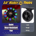 thumbnail image 6 of Lil’ Rider Wiggle Car for Kids with LED Wheels- Swing Car Ride on Toys for Ages 3+, Red, 6 of 7