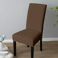 thumbnail image 5 of Stretch Chair Covers, Elastic Dining Chair Slipcovers, Jacquard Plush High Back Chair Protector, Dirt Proof Washable for Home Restaurant, 5 of 6