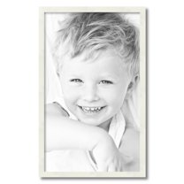 ArtToFrames 17" x 28" White Picture Frame, 17x28 inch White Wood Poster Frame (WOM-5140)