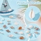 thumbnail image 4 of 80 colgantes de concha, 8 estilos, conchas marinas en espiral, dijes artesanales, cuentas colgantes de concha marina, dijes de mar oceánico, 4 of 6