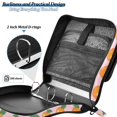 thumbnail image 4 of FORMRS Zipper Binder with Shoulder Strap 2-inch Ring 500 Sheet Capacity File Bag, Cute Oranges, 4 of 5