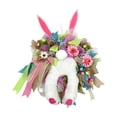 thumbnail image 2 of Nkmbld Easter Wreaths for Front Door, Easter Bunny Wreath Spring Artificial Wreath for Front Door Indoor Outdoor Wall Window Festival Decoration, 2 of 8