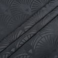 thumbnail image 4 of Solid Flower Jacquard Table Cloth Damask Table Cover Heavy Weight Fabric Tabletop Decoration for Kitchen Banquet Party Rectangle 60×84 in dark grey, 4 of 7