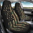 thumbnail image 3 of Qpednta Camouflage Flag Car Seat Covers Full Set, Automotive Seat Covers Accessories Breathable Front Car Seat Cover Pack of 4 Car Seat Protector Cushion Pad Mat Easy to Install, 3 of 7