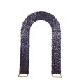 thumbnail image 3 of BalsaCircle 8 feet Black Payette Sequin Double Sided Open Arch Fitted Backdrop Stand Cover Party Events Decorations, 3 of 8
