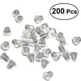 thumbnail image 3 of Homoyoyo 200 Pcs Plastic Earring Backs Lightweight Comfortable Jewelry Accessories for, 3 of 5