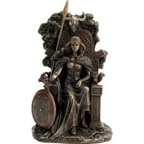 Celtic Goddess Queen Medb of Connacht Cold Cast Resin Antique Bronze Finish