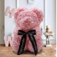thumbnail image 1 of 520 Oso rosa con flor eterna, regalo de San Valentín, regalo de cumpleaños, ramo de muñeca rosa, suministro de fábrica, 1 of 5