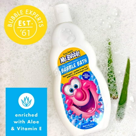 Mr. Bubble Extra Gentle Bubble Bath, Dye and Fragrance Free, 36 fl oz