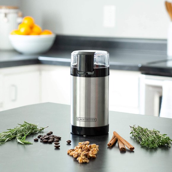 Coffee & Spice Grinder with Easy Touch, Stainless Steel