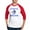 Red/White, variant on CafePress - Grandview Wolves Baseball Jersey - Cotton Baseball Jersey, 3/4 Raglan Sleeve Shirt