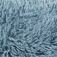 thumbnail image 5 of Home Soft Things Luxury Shaggy Faux Fur Throw Pillow Cases, Ultra Soft Plush Pillow Covers Fluffy Decorative Cushion Covers, No Pillow Insert, Set of 2, Silver Blue, 14x26 Inch, 5 of 7