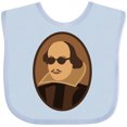 thumbnail image 3 of Inktastic Funny Rockin' Shakespeare Boys or Girls Baby Bib, 3 of 4