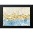 thumbnail image 2 of PI Studio 14x11 Black Modern Framed Museum Art Print Titled - Dancing Stars Blue Version, 2 of 5