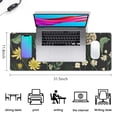 thumbnail image 2 of Stylish & Efficient Garden Flowers Mouse Mat - Soft, Non-Slip Rubber Base for Stability, Smooth Slide, Splash Resistant, Personalized Design, Portable, Perfect for PCs, 31.5x11.8 Inch, 2 of 7