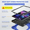 thumbnail image 4 of XYX Case for iPad Air 11 (2025)/iPad Air 11 (2024)/iPad Pro 11 inch (2022/2021/2020/2018) with 360 Degree Rotating, Hand Strap, Shoulder Strap, Blue, 4 of 7