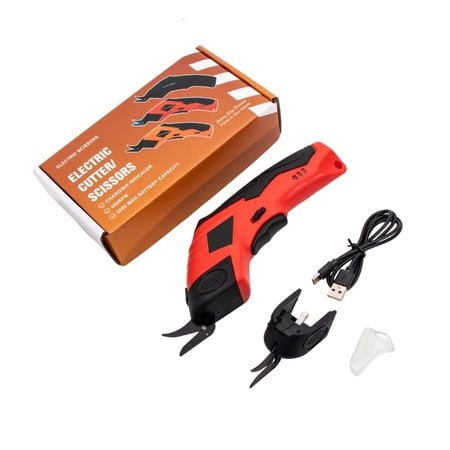 Osdhezcn Ergonomic Cordless Fabric Cutter Rechargeable Battery High Capacity USB Charging Safety Feature