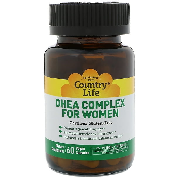 Country Life DHEA Complex for Women, 60 Vegan Capsules