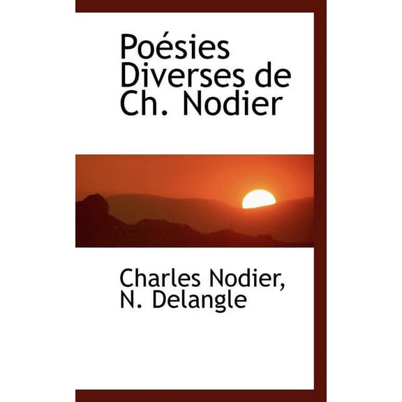 Po Sies Diverses de Ch. Nodier (Paperback)