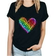 thumbnail image 2 of Fankiway T-Shirt Décontracté à Manches Courtes et Col Rond Imprimé Mode Carnaval pour Femmes, 2 of 4
