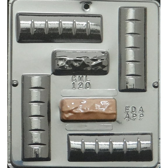 120 Candy Bar Assortment Chocolate CandyMold