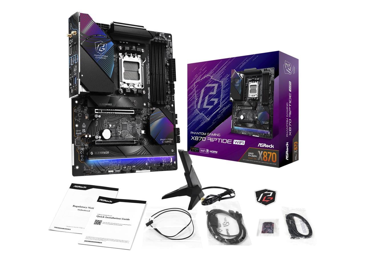 ASRock X870 Riptide WiFi Ryzen9000対応 ASRock | X870 Riptide WiFi