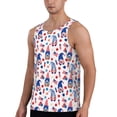thumbnail image 2 of KLL 4th Of July Print Men's Muscle Gym Workout Stringer Tank Tops Bodybuilding Fitness T-Shirts Tank Tops Men-Large, 2 of 7