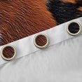 thumbnail image 4 of Manfei Rustic Cowhide Black Out Curtains,Country Farmhouse Curtains Pack of 2 (42x63 Each),Brown Black White Bedroom Curtains For Adult,Microfiber Bedroom Decor, 4 of 6