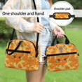 thumbnail image 5 of HUIACONG Capybara Orange Design Front Pocket Lunch Bag for Daily Use Travel, Comfortable Hand Feel Rugged Lunch Insulated Bag, 5 of 10