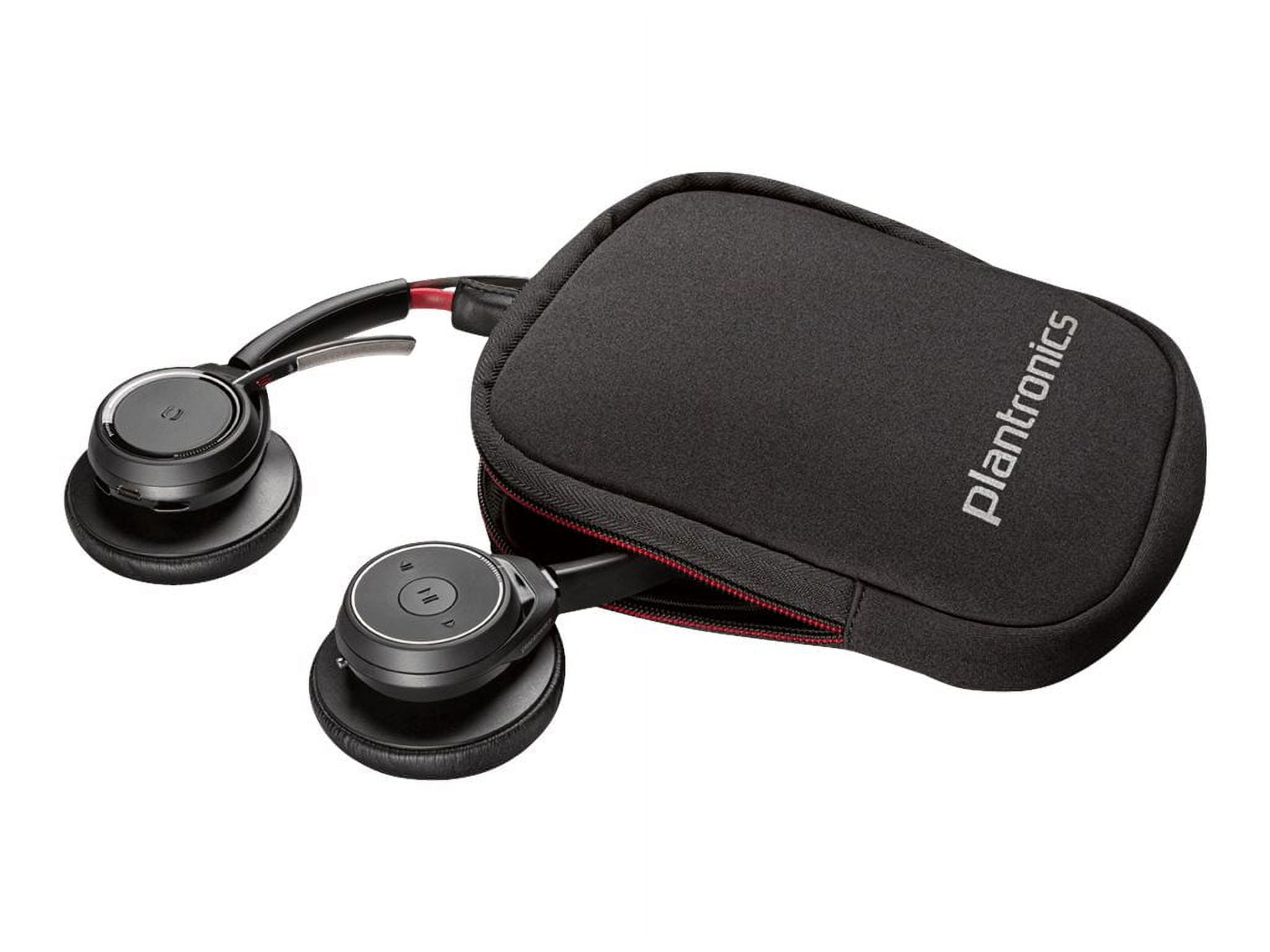Bluetooth Active Noise Focus Plantronics Voyager stand UC with no Canceling Stereo (ANC) headset