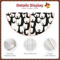 thumbnail image 3 of Sikiie Cartoon Penguin Nativity Christmas Tree Skirt, Jesus Christian Winter Holiday Tree Mat Decoration(30-48IN)48", 3 of 6