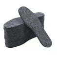 thumbnail image 5 of 5 Pairs Wool Felt Thermal Insole Thicken Breathable Winter Warm Boots Pad Sole Men Women Sweat Absorbent Insert Shoe Accessories 36, 5 of 6