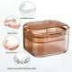 thumbnail image 4 of Estuche para dentaduras postizas, caja de baño para dentaduras postizas, vaso para dentaduras postizas con colador, caja de cepillos de dientes portátil de tamaño de viaje, 4 of 5