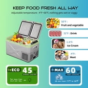 Alpicool XD35 Portable Fridge 12 Volt Car Refrigerator 25 Quart Fast Cooling Freezer for Fishing, Camping, RV, Truck, Boat-12/24V DC