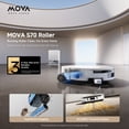 thumbnail image 3 of MOVA S70 Roller Robot Vacuum and Mop, Mopping with 4700Pa Downward Pressure, 30,000Pa Suction, Ultra Slim Body, Edge-to-Edge Cleaning, Auto 80°C Self-Cleaning Roller Mop, 3 of 11