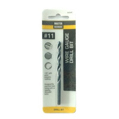 #11 3-1/2 In. Wire Gauge Drill Bit, Black Oxide - 443549