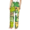 thumbnail image 3 of Fotbe Cartoon Frog Women's Pajama Pants,Sleepwear Pants,Pj Bottoms Drawstring And Pockets-XX-Large, 3 of 9