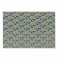 thumbnail image 1 of Floral Cutting Board, Composition of Flowers and Concentric Squares, Decorative Tempered Glass Cutting and Serving Board, in 3 Sizes, by Ambesonne, 1 of 2