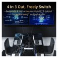 thumbnail image 2 of 4K 60Hz Matrix 4x2 Video Switch Splitter 4 In 2 Out With Optical 3.5mm Converter ,enhances work efficiency, 2 of 6