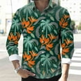 thumbnail image 6 of VgaVtl Shirts for Men Long Sleeve Hawaiian Collared Mens Clothes Graphic Leisure Vacation Big and Tall Loose Shirts,L, 6 of 7