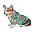 thumbnail image 6 of Uemuo Tropical Flamingo for Winter Dog Hoodie Sweatshirts with Pockets Warm Dog Clothes for Small Dogs Chihuahua-Medium, 6 of 8