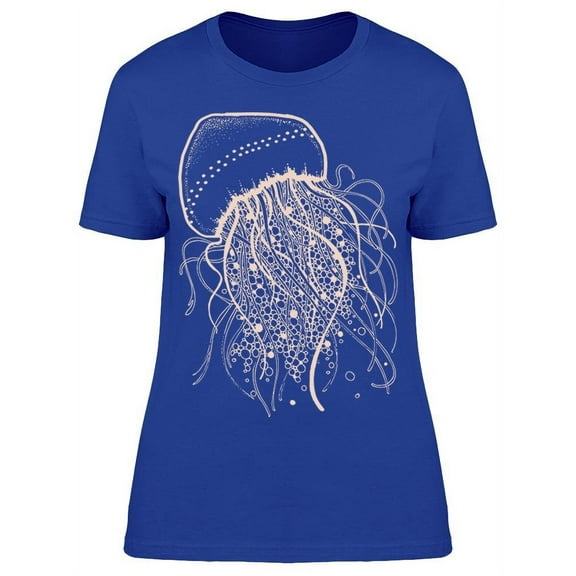 Jellyfish In The Ocean T-Shirt Women -Image by Shutterstock, Female 3X-Large