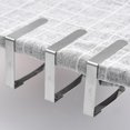thumbnail image 3 of Dww-8cm X 10 Pcs Pinces Nappe Ensemble de 10 Acier Inoxydable Pinces à Nappe Anti-glissant, 3 of 5
