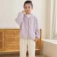 thumbnail image 4 of SILVERCELL 2-15Y Girls Boys Casual Warm Fleece Hooded Jackets Coat With Pockets Kids Solid Color Zipper Windbreaker Hoodie Coats Outwear, 4 of 9